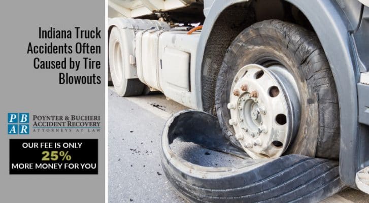 truck tire blowout causes auto accident