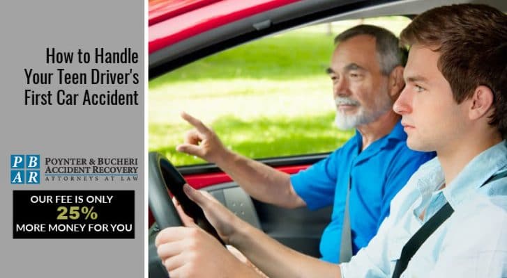 How to Handle Your Teen Driver's First Car Accident