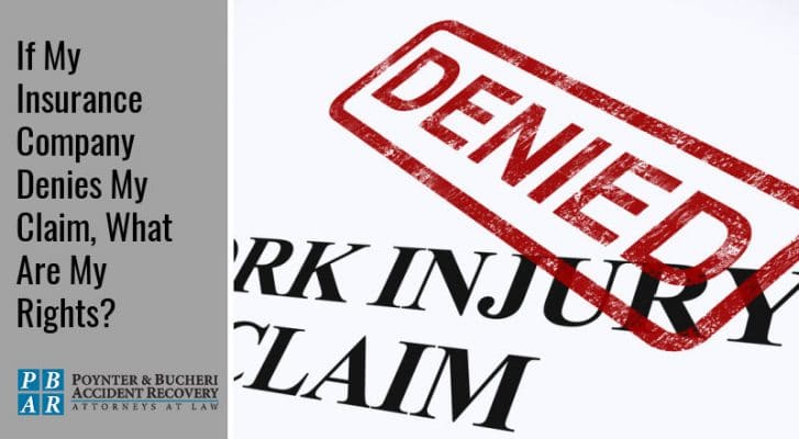 rights following insurance claim denial