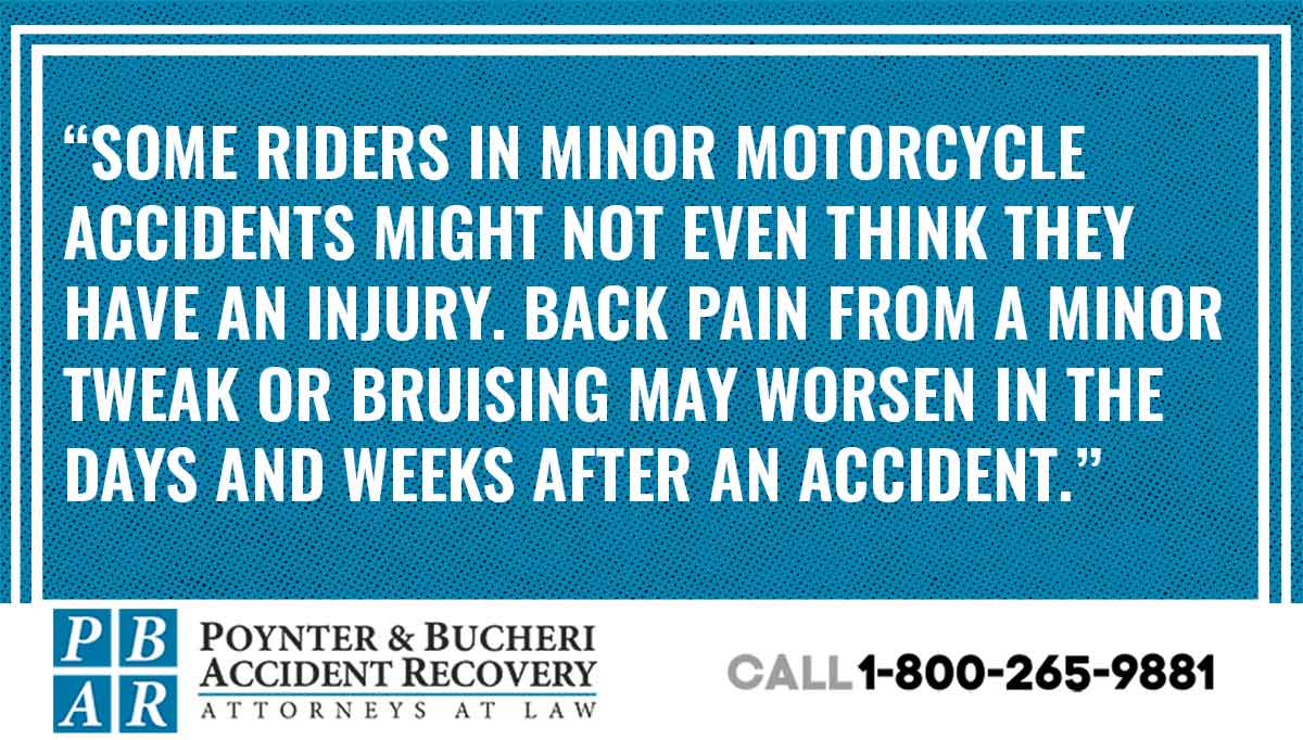 Back Pain After a Motorcycle Accident