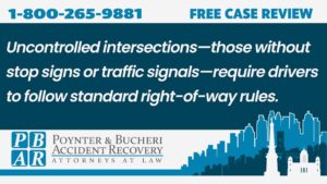 uncontrolled intersections