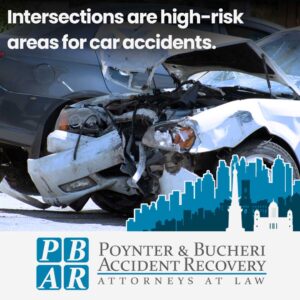 intersections are high-risk areas